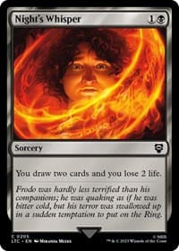 Night's Whisper from Commander: The Lord of the Rings: Tales of Middle-earth