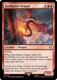 Knollspine Dragon from Commander: The Lord of the Rings: Tales of Middle-earth