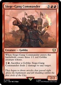 Siege-Gang Commander from Commander: The Lord of the Rings: Tales of Middle-earth
