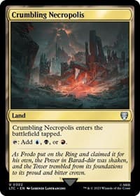 Crumbling Necropolis from Commander: The Lord of the Rings: Tales of Middle-earth
