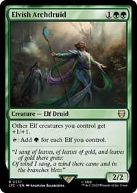 Elvish Archdruid from Commander: The Lord of the Rings: Tales of Middle-earth