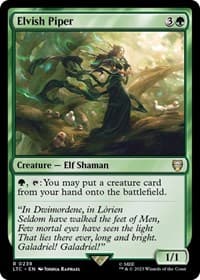 Elvish Piper from Commander: The Lord of the Rings: Tales of Middle-earth