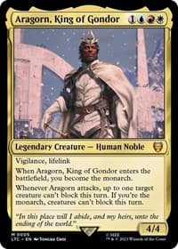 Aragorn, King of Gondor from Commander: The Lord of the Rings: Tales of Middle-earth