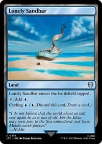 Lonely Sandbar from Commander: The Lord of the Rings: Tales of Middle-earth