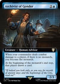 Archivist of Gondor (Extended Art) from Commander: The Lord of the Rings: Tales of Middle-earth
