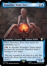 Denethor, Stone Seer (Extended Art) from Commander: The Lord of the Rings: Tales of Middle-earth
