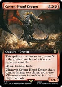 Cavern-Hoard Dragon (Extended Art) from Commander: The Lord of the Rings: Tales of Middle-earth