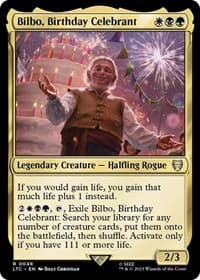 Bilbo, Birthday Celebrant from Commander: The Lord of the Rings: Tales of Middle-earth