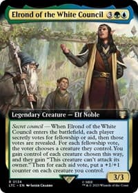 Elrond of the White Council (Extended Art) from Commander: The Lord of the Rings: Tales of Middle-earth