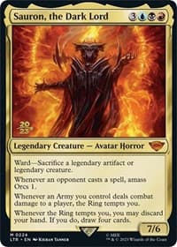 Sauron, the Dark Lord from Prerelease Cards