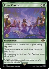 Elven Chorus from Prerelease Cards