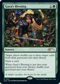 Gaea's Blessing from Secret Lair Drop Series