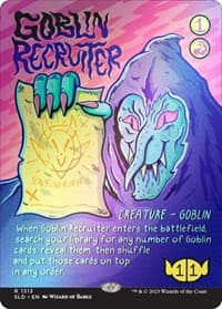 Goblin Recruiter (Rainbow Foil) from Secret Lair Drop Series