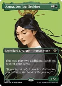 Azusa, Lost but Seeking (Borderless) from Commander Masters