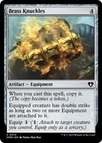 Brass Knuckles from Commander Masters