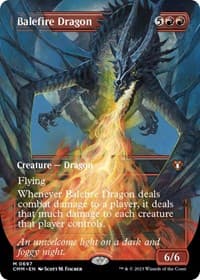 Balefire Dragon (Borderless) from Commander Masters