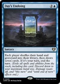 Day's Undoing from Commander Masters