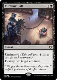 Curtains' Call from Commander Masters