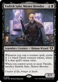Endrek Sahr, Master Breeder from Commander Masters