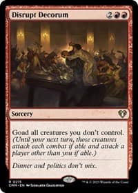 Disrupt Decorum from Commander Masters