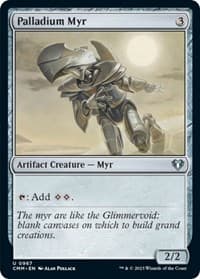 Palladium Myr from Commander Masters