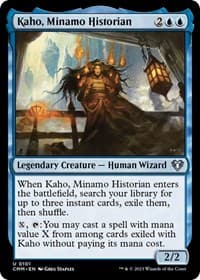 Kaho, Minamo Historian from Commander Masters