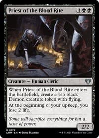 Priest of the Blood Rite from Commander Masters
