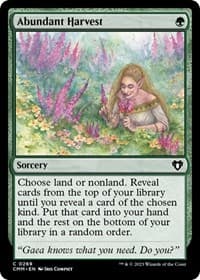 Abundant Harvest from Commander Masters