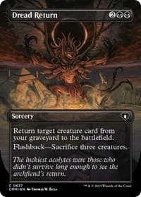 Dread Return (Borderless) from Commander Masters