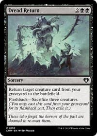Dread Return from Commander Masters