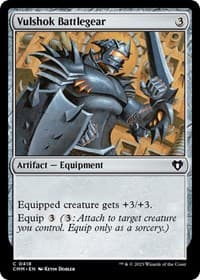 Vulshok Battlegear from Commander Masters