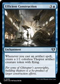 Efficient Construction from Commander Masters