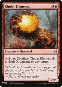 Cinder Elemental from The List Reprints