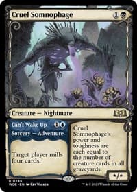 Cruel Somnophage (Showcase) from Wilds of Eldraine