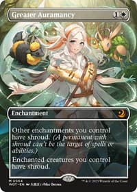 Greater Auramancy (Anime Borderless) from Wilds of Eldraine: Enchanting Tales