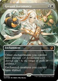 Greater Auramancy (Anime Borderless) (Confetti Foil) from Wilds of Eldraine: Enchanting Tales