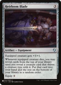 Heirloom Blade from The List Reprints