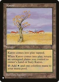 Karoo (VIS) from The List Reprints