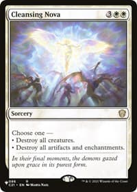 Cleansing Nova from The List Reprints