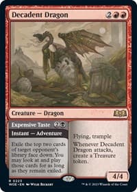 Decadent Dragon from Wilds of Eldraine
