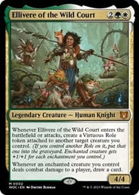 Ellivere of the Wild Court from Commander: Wilds of Eldraine