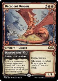 Decadent Dragon (Showcase) from Wilds of Eldraine