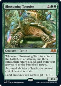 Blossoming Tortoise from Wilds of Eldraine
