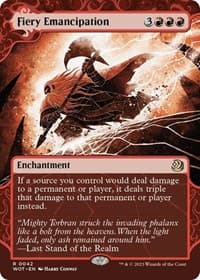 Fiery Emancipation from Wilds of Eldraine: Enchanting Tales
