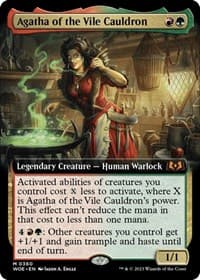 Agatha of the Vile Cauldron (Extended Art) from Wilds of Eldraine