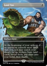 Land Tax (Anime Borderless) from Wilds of Eldraine: Enchanting Tales