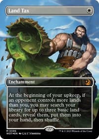 Land Tax (Anime Borderless) (Confetti Foil) from Wilds of Eldraine: Enchanting Tales
