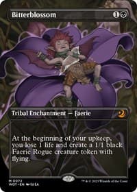 Bitterblossom (Anime Borderless) from Wilds of Eldraine: Enchanting Tales