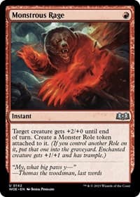 Monstrous Rage from Wilds of Eldraine