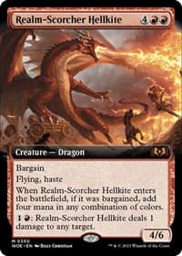 Realm-Scorcher Hellkite (Extended Art) from Wilds of Eldraine
